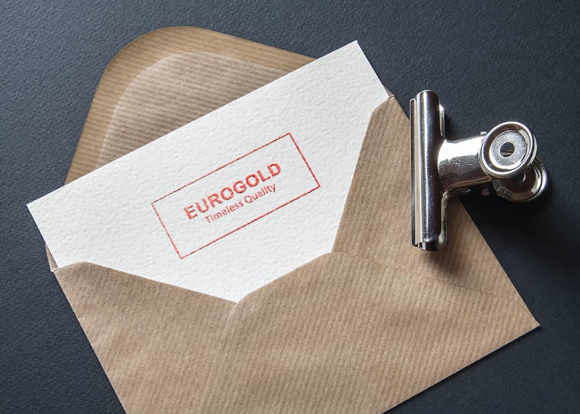 Euroking - Thiết kế hiệu chỉnh lại logo thương hiệu Eurogold